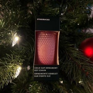 STARBUCKS PLUSH PINK OMBRÉ ORNAMENT 💕✨